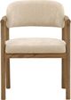 Dovetail Furniture Eloisa Brown/Sand Dining Chair-1