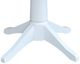 John Thomas Furniture® Dining Essentials Pure White 36" Extendable Dining Table with Extendable Transitional Pedestal Base-2