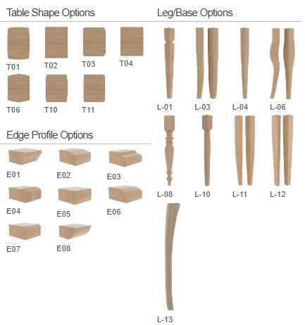 Country View Woodworking Customizable Kingman Elm Top Dining Table with 2 Leaves-1