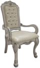ACME Furniture Dresden 2-Piece Bone White Arm Chair Set-3