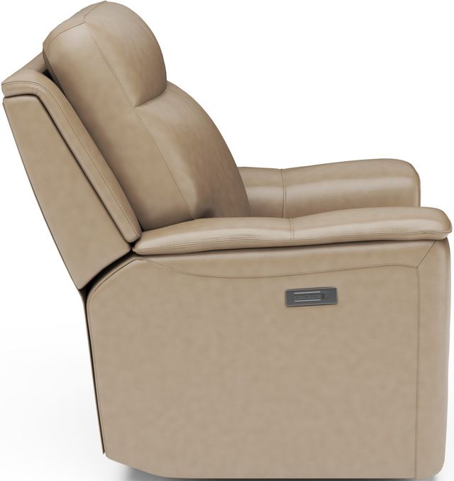 Flexsteel® Miller Latte Power Recliner with Power Headrest-2