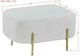 Forty West Oneil White Ottoman-1