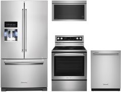 KitchenAid® 4 Piece Stainless Steel Kitchen Package