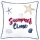 Furniture of America® Emmie White Accent Pillow-0