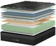 Helix Sleep Elite Dusk Hybrid Medium Pillow Top California King Mattress in a Box-1