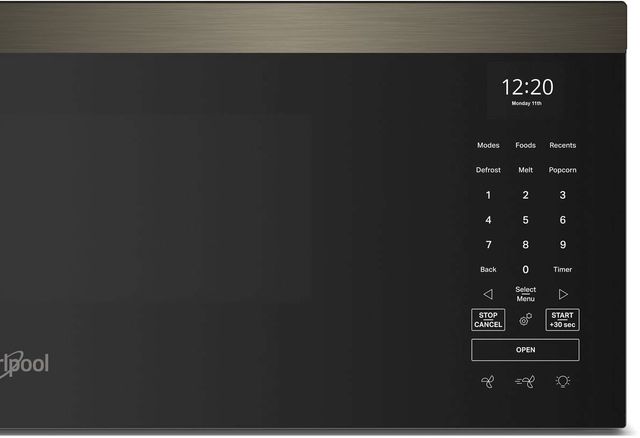 Whirlpool® 1.1 Cu. Ft. Black Stainless Over The Range Microwave-3
