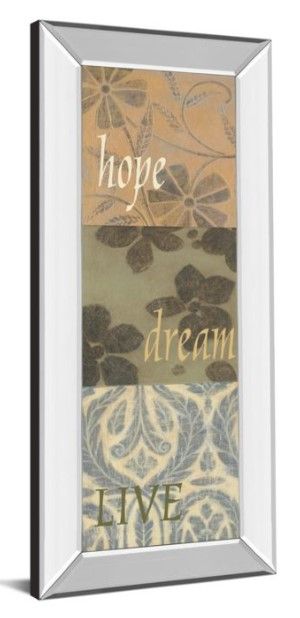 Classy Art Uplift I by Vision Studio Mirror Framed Wall Art-1