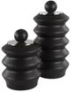 Uttermost® Accordion 2-Piece Black Sculpture Set-0