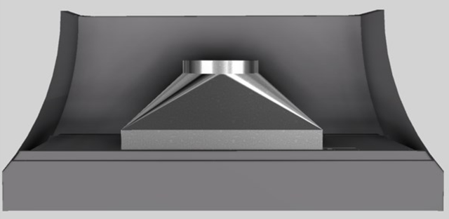 Vent-A-Hood® Designer Series 66" Gunsmoke Wall Mounted Range Hood-3