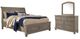 Signature Design by Ashley® Lettner 3-Piece Light Gray King Storage Sleigh Bed Set-0