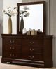Furniture of America® Louis Philippe 4-Piece Dark Cherry Queen Bedroom Set-3
