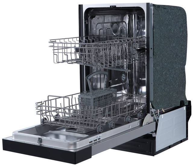 Element® 18" Black Front Control Built In Dishwasher -2