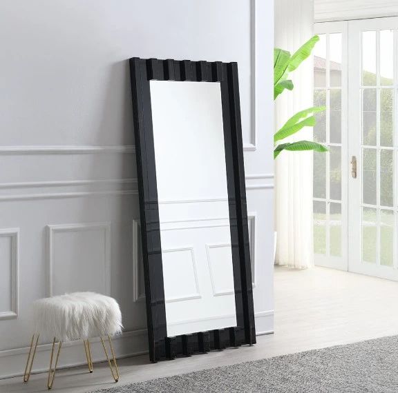 ACME Furniture Dara Black Floor Mirror-1