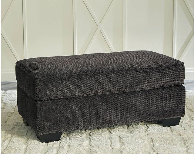 Benchcraft® Charenton Charcoal Ottoman-1
