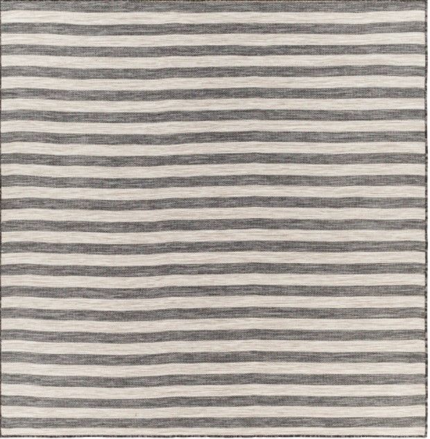 Surya Pasadena Black/Gray/White 4'x6' Area Rug-1
