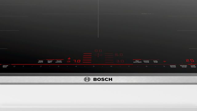 Bosch Benchmark® 36" Black With Stainless Steel Frame Induction Cooktop-1