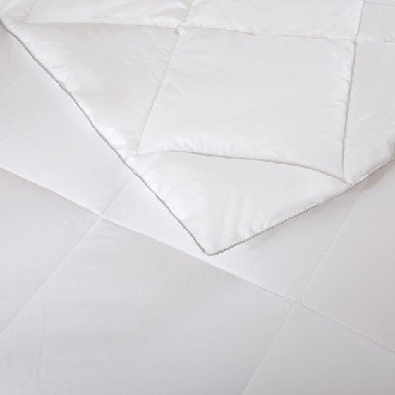 Olliix by Madison Park Signature White Diamond Down Alternative Full/Queen 1000 Thread Count Cotton Comforter-2