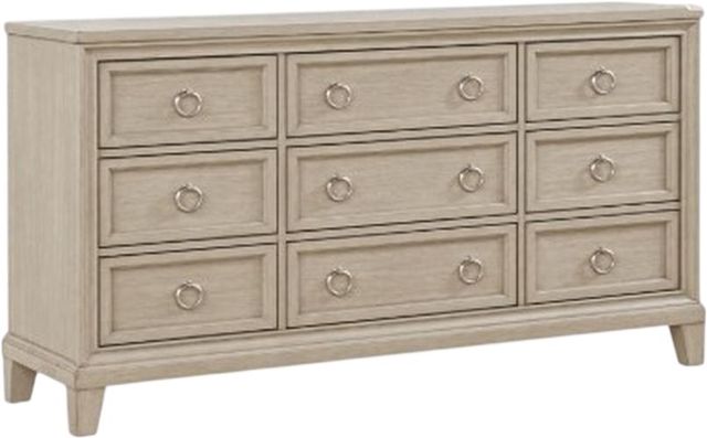 New Classic® Home Furnishings Wisteria Sandstone Dresser and Mirror-2
