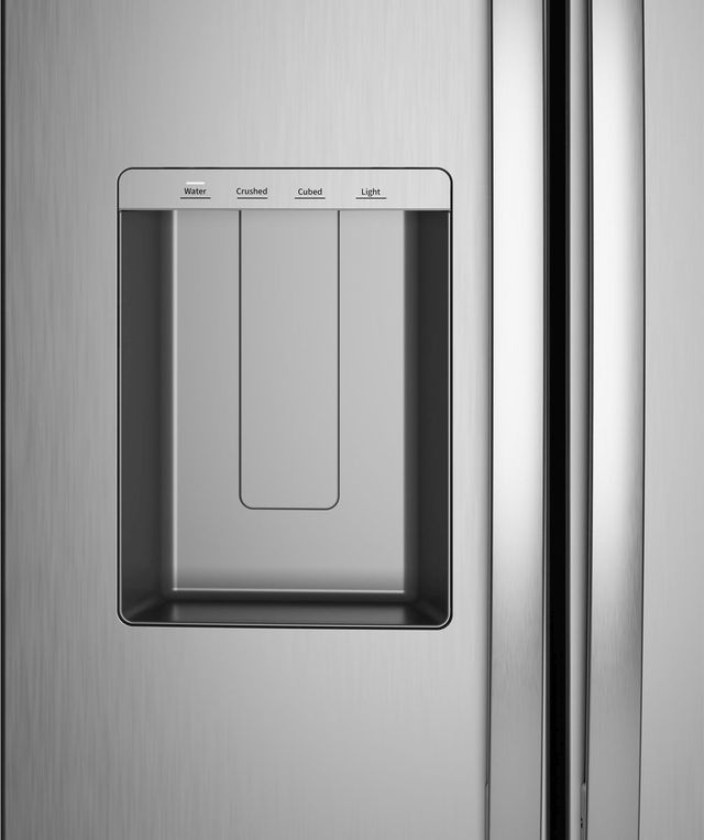 GE® ENERGY STAR® 36" 23.6 Cu. Ft. Fingerprint Resistant Stainless Steel Counter Depth Side-by-Side Refrigerator with Extra Tall Dispenser-2