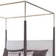Century® Customizable Cadence King Metal Canopy Poster Bed-1