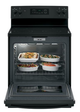 GE® 30" Black Free Standing Electric Range-1