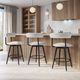 Amisco Customizable Barbara Bar Swivel Stool-4