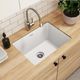 Elkay Quartz Classic® White 25" Undermount Laundry Sink with Perfect Drain®-2