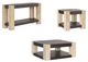 Bassett Mirror Harmony Natural End Table Wirebrushed Base-2