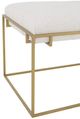 Fairfield® Customizable Soren Brushed Brass Rectangular Ottoman-4