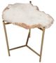 Bassett Mirror Cora Gold/White Accent Table-1