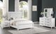 Coaster® Marielle 4-Piece Distressed White California King Panel Bedroom Set-0