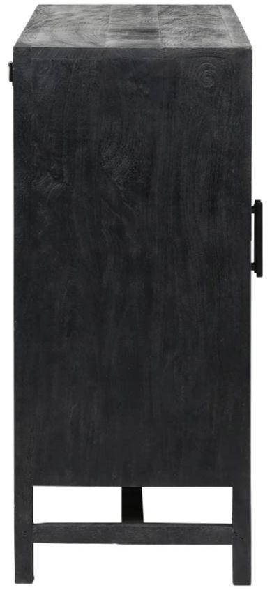 Dovetail Furniture Owen Black Sandblasted Sideboard-2