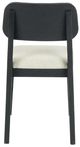 Classic Home Deaven Oak Black Upholstered Dining Chair-5