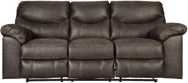 Signature Design by Ashley® Boxberg Teak Manual Reclining Sofa-1
