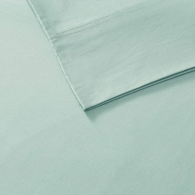 Olliix by Sleep Philosophy Aqua Full Rayon From Bamboo Sheet Set-1