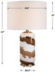 Uttermost® Ararat Brown/White Table Lamp-2
