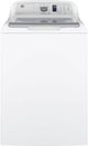 GE® 4.5 Cu. Ft. White with Silver Backsplash Top Load Washer-0