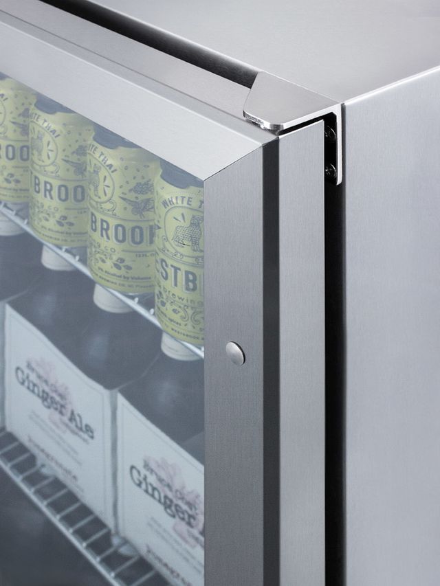 Summit Commercial® 5.0 Cu. Ft. Stainless Steel Frame Outdoor Beverage Center-4