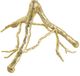 A & B Home Tree Gold 3-Tiers Shelf -4