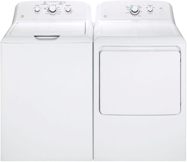 GE® White Laundry Pair-0