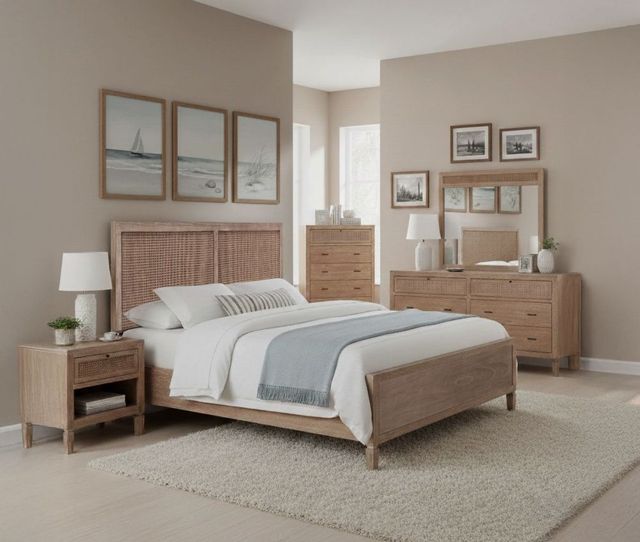 Sunny Designs™ Belinda Oak Grove Eastern King Panel Bed-1