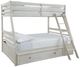 Signature Design by Ashley® Robbinsdale Antique White Youth Twin/Full Storage Bunk Bed-0