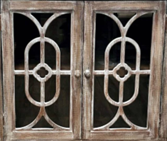Million Dollar Rustic Cabernet Flower Console-1