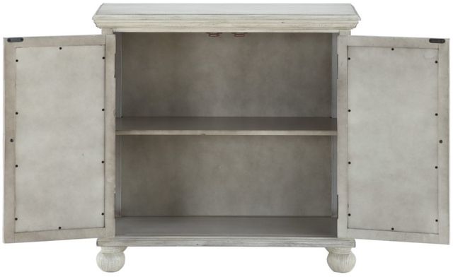 Homelegance® Polly Antique White Accent Chest with Mirror-3