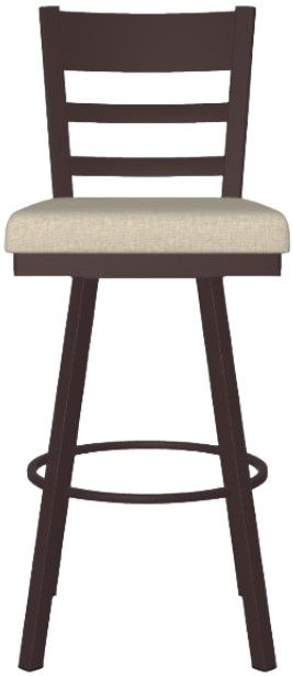 Amisco Customizable Owen Upholstered Swivel Bar Stool-1