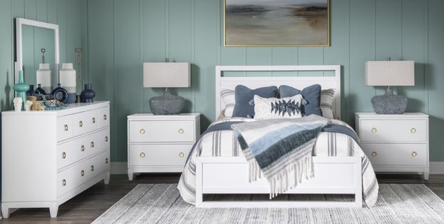 Legacy Classic Summerland Pure White Full Panel Bed-1