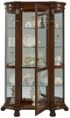 Pulaski™ PFC Maple Brown Curved End Curio -1
