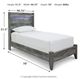 Signature Design by Ashley® Baystorm Gray Youth Twin Panel Bed-1