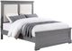Winners Only® Tamarack Gray/White Queen Upholstered Panel Bed-0