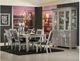 Homelegance® Bevelle Silver Dining Table-1